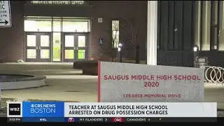 Teacher at Saugus Middle High School arrested on drug charges