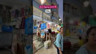 Local market in Diu 🏖️ #trending #streetshopping #localmarket #diutourism #shopping #beachvibes