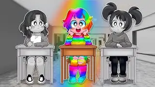 Roblox | Being Rainbow In Black And White Brookhaven!