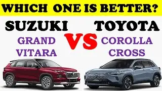 Suzuki GRAND VITARA Vs Toyota COROLLA CROSS | Best mid size SUV