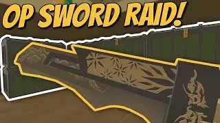 NEARLY UNRAIDABLE GLITCH BASE RAID WITH OP MODDED SWORD! 100X LOOT! - Modded Unturned