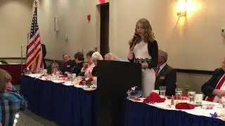 Impact TARS Co-chair Annabel winning the VFW Voice of Democracy speech contest!