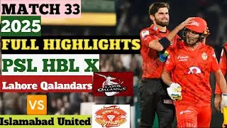 PSL Live: Lahore Qalandars vs Islamabad United, 2nd Eliminator | Scores & Commentary | LQ vs IU Live