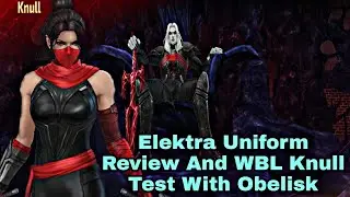 Elektra Uniform Review And WBL Knull Test With Obelisk - Marvel Future Fight