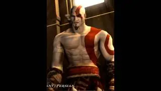 Persian King meet Kratos for  first time and last 💀 #godofwar #olympus #kratos #god #persian  #king