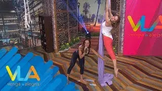 ¡Alma Cero nos enseña a hacer danza aérea! | Venga la Alegría