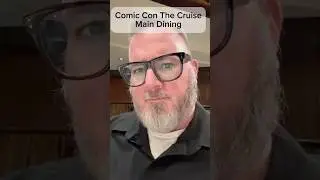 San Diego Comic Con The Cruise first dinner in the Main Dining Room #sdcc ##comicconcruise