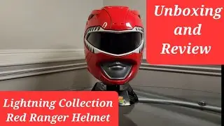 Hasbro Lightning Collection RED RANGER helmet (Unboxing & Review)