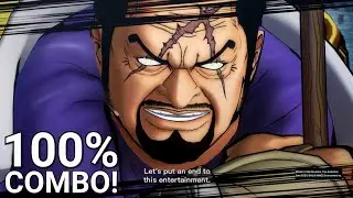 ADMIRAL FUJITORA 100% COMBO! | ONE PIECE BURNING BLOOD