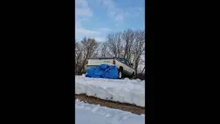 78 Dodge Power Wagon 400 Cold Start | 750 Street demon (no choke) | 8&deg;F