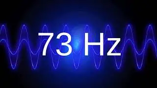 73 Hz clean pure sine wave BASS TEST TONE frequency