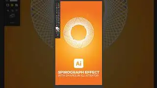 Create a Spirograph #Shorts #Illustrator