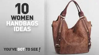 Top 10 Tote Handbag [ Winter 2018 ]: JOYSON Women Handbags Hobo Shoulder Bags Tote PU Leather