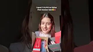 Nykaa pink summer sale| Mini Haul🛍️🩷