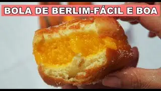 BOLAS DE BERLIM COM RECHEIO DE CACAU
