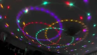 LED Crystal Magic Ball with Remote Control Disco DJ Light