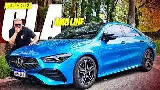 Mercedes-Benz CLA 200 2025 - &Eacute; LINDO, FAZ 15 KM/L E PASSA DO R$ 300 MIL. MELHOR QUE AUDI E BMW?