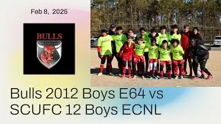 Bulls 2012 Boys E64 vs SCUFC 12 Boys ECNL (0-2)