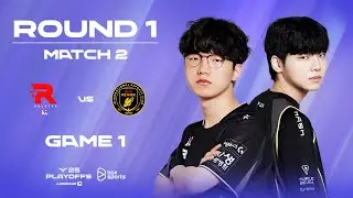 KT vs BFX - Game 1 | Round 1 Match 2 | 2025 LCK Playoffs