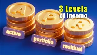 The Three Levels of Income &mdash; Active, Portfolio & Residual | ep-31 #financialliteracy #finance