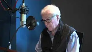 Michael Caine recording the audio for The Elephant to Hollywood