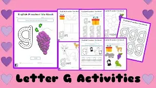 Alphabets Activities | Letters Worksheets | Pre-K | Preschool Education