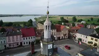 Jutrosin. Dzieje się. 19.07.2020 - Dronem wok&oacute;ł Jutrosińskiego Ratusza