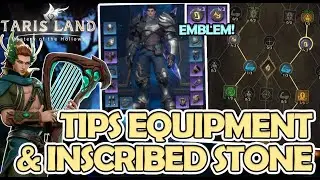 EMBLEM? TIPS EQUIPMENT (part1) & INSCRIBED STONE! DARI MANA? PEMULA SIMAK! Tarisland #tarisland