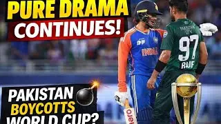 Pure Drama going on , will Pakistan boycott t20wolrdcup? Comment your opinion #icc #pcb #bcci 