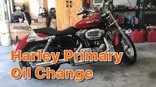 Первичная замена масла Harley Davidson Sportster
