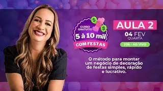 Aula 2 - O método para montar um negócio de decoração de festas simples, rápido e lucrativo.
