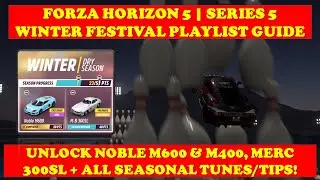 Forza Horizon 5 | How to FULLY Complete Winter | Seasonal Tunes + Noble M600 Unlock Series 5 in FH5!