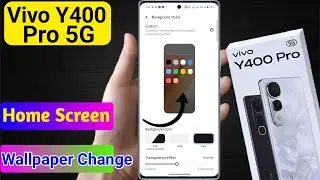 Vivo y400 pro app Drawer Background style ko change kare | Vivo y400 pro photo transparent setting