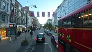 Bus 139 From: Waterloo Station / Tenison Way. To: Golders Green Station.