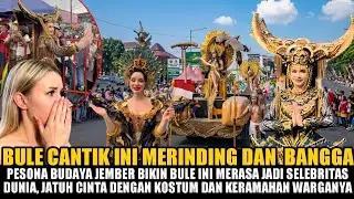 Beautiful Foreigner Proud of Jember Carnival's Charm: The Costumes and Local Hospitality Made Her...