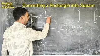 🟥Converting a rectangle into square ( ch- construction) #rectangle #square #construction #youtube 