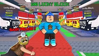 1 HARI JADI SULTAN BUKA 100 LUCKY BLOCK DAN SEMUA JENIS LUCKY BLOCK DI ROBLOX STEAL A BRAINROT!!