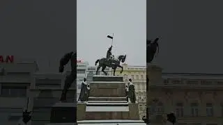 National Museum #prague #travelvlog #travel #snow #sculpture #museum #czech