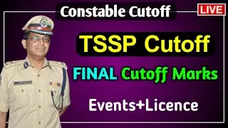 TSSP Constable Cutoff marks | ts constable mains Cutoff marks 2023 | ts police cut off marks 2023