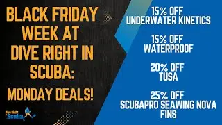 Black Friday Week at Dive Right In Scuba - Monday Sales