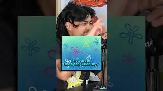 ЦВЕТЫ В ТЕОРИИ ГУБКИ БОБА 😱 #теория заговора #губкабоб #шорты