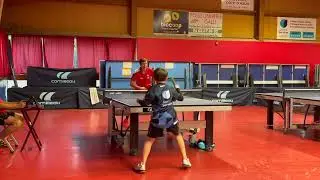 Match par &eacute;quipe en D1 tennis de table - Philippe Fascio (819) face &agrave; Tom  Mascaro (617)