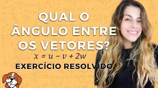 Qual o &acirc;ngulo entre os vetores?: Usando produto escalar e produto vetorial | &Aacute;lgebra Linear