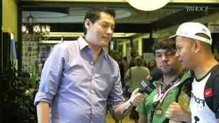 FChamp crashes interview with KBR to deliver a special message