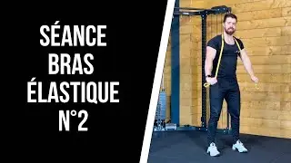 💪🏼SÉANCE BRAS ELASTIQUE N°2 ! (10 minutes BICEPS et TRICEPS niveau : 2)