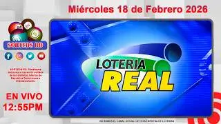 Loter&iacute;a Real en VIVO 🔴 |  Jueves 19 de Febrero 2026- 12:55 PM #Loter&iacute;aRealDeHoy