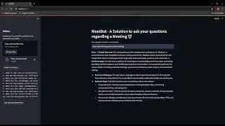 MEETBOT - A One Stop solution for all your Online Meeting