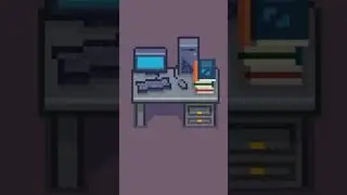 window XP opening pixel art Top Down animation