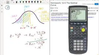 Use a TI calculator to find areas under the normal curve. Several examples :)