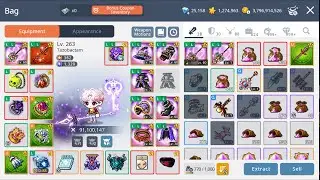 MapleStory M - 2000 Day Evan Gear & Stats Review